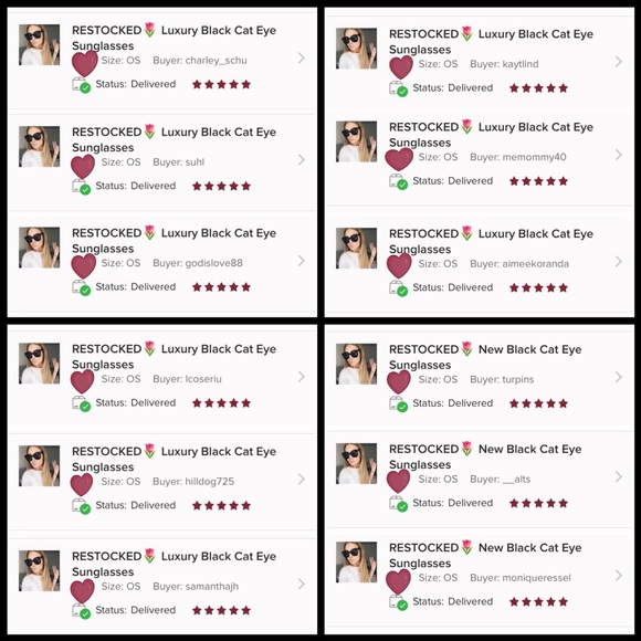 Cat Eye ✯ Luxury Sunglasses - Picture 6 of 8